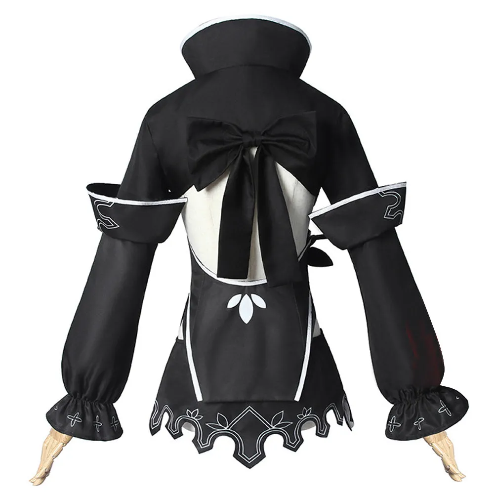 NieR: Reincarnation 2B Cosplay Costume Coat Shorts  Outfits Halloween Carnival Party Suit