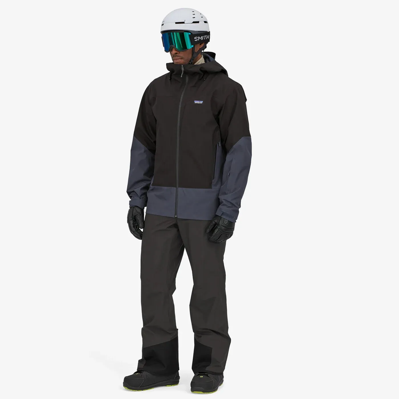 PATAGONIA Powder Town Bib Snowboard Pants Black 2025