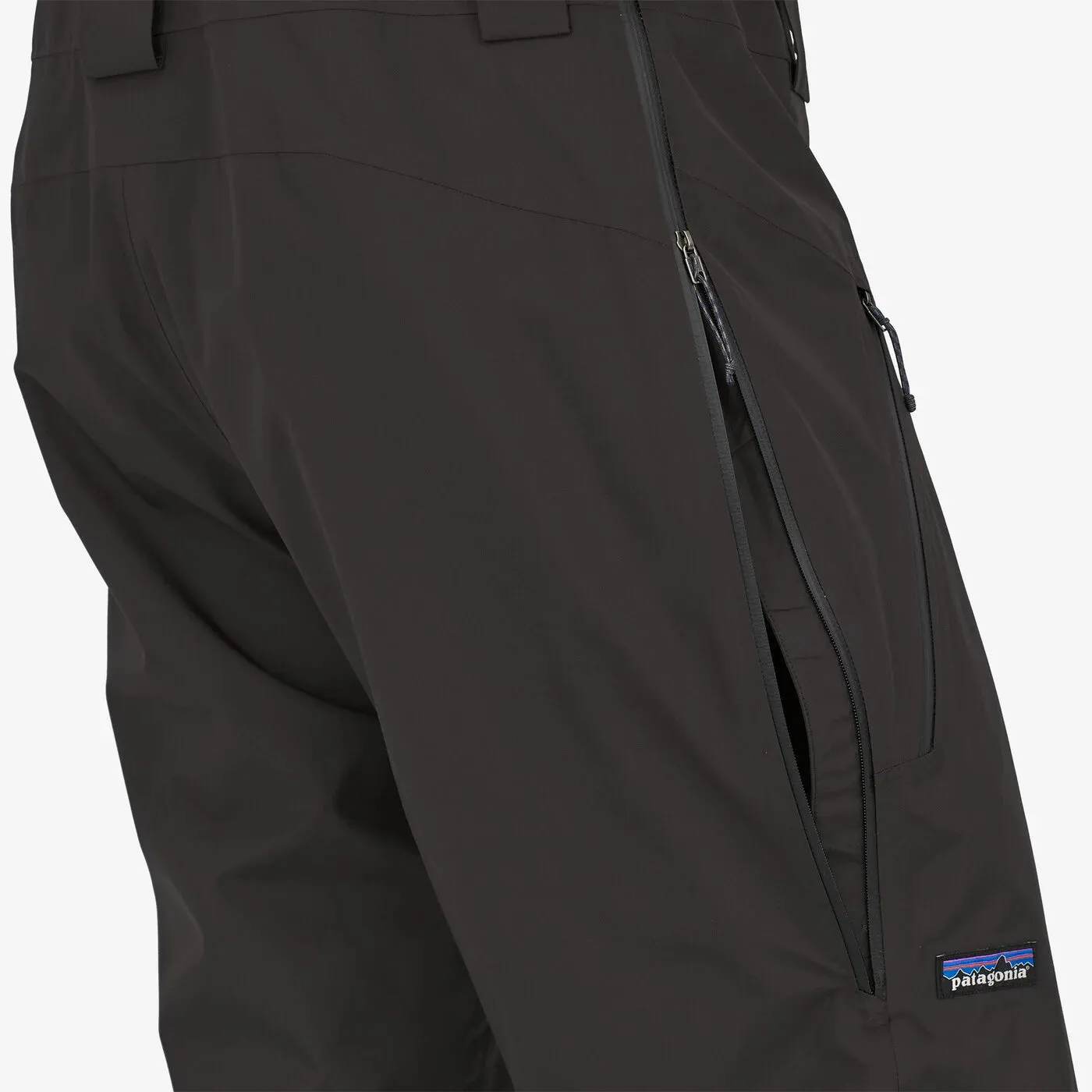 PATAGONIA Powder Town Bib Snowboard Pants Black 2025