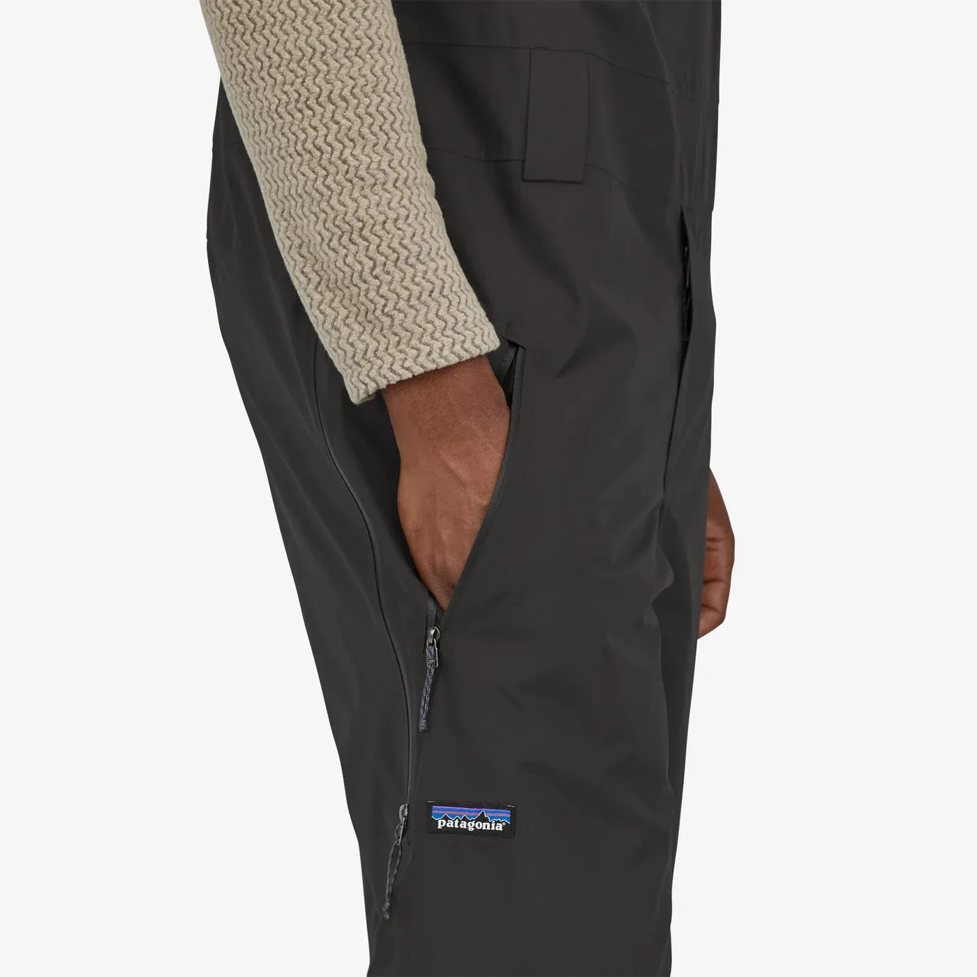 PATAGONIA Powder Town Bib Snowboard Pants Black 2025