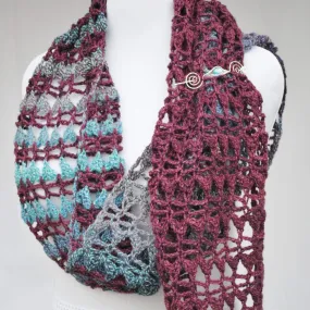 PDF Hues in Flux Crocheted Scarf