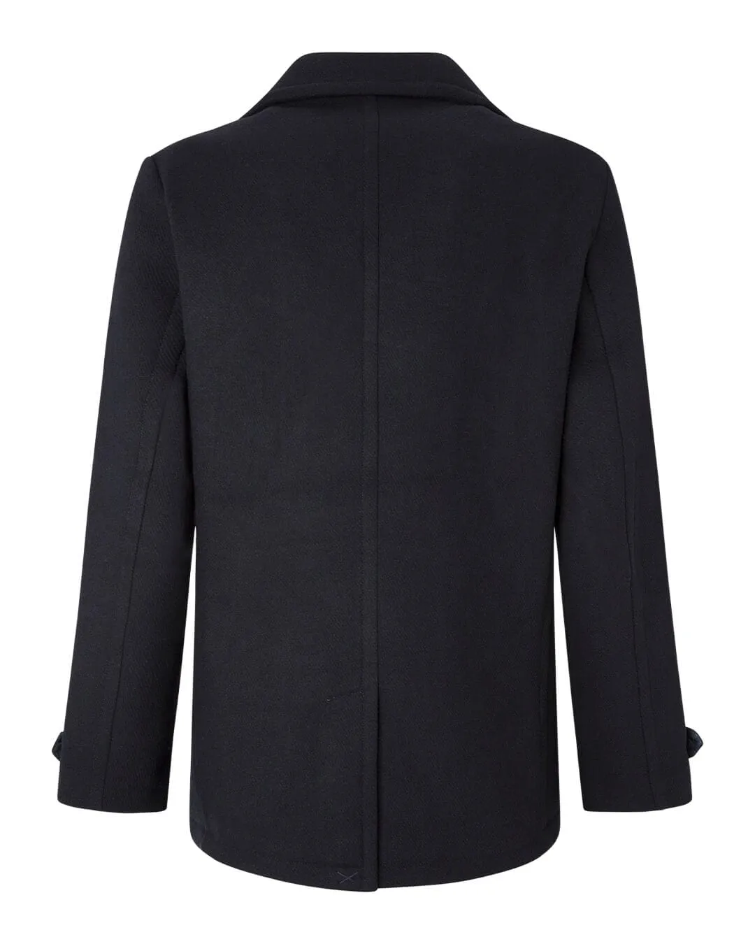 Pepe Jeans Navy Double Breasted Coat