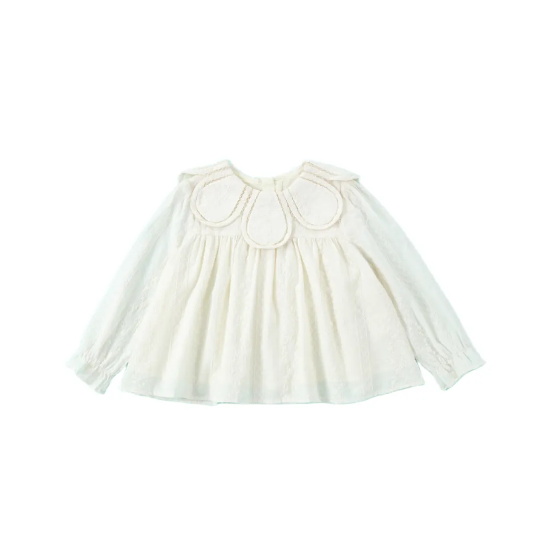 Petal Collar Baby&Girls Blouse