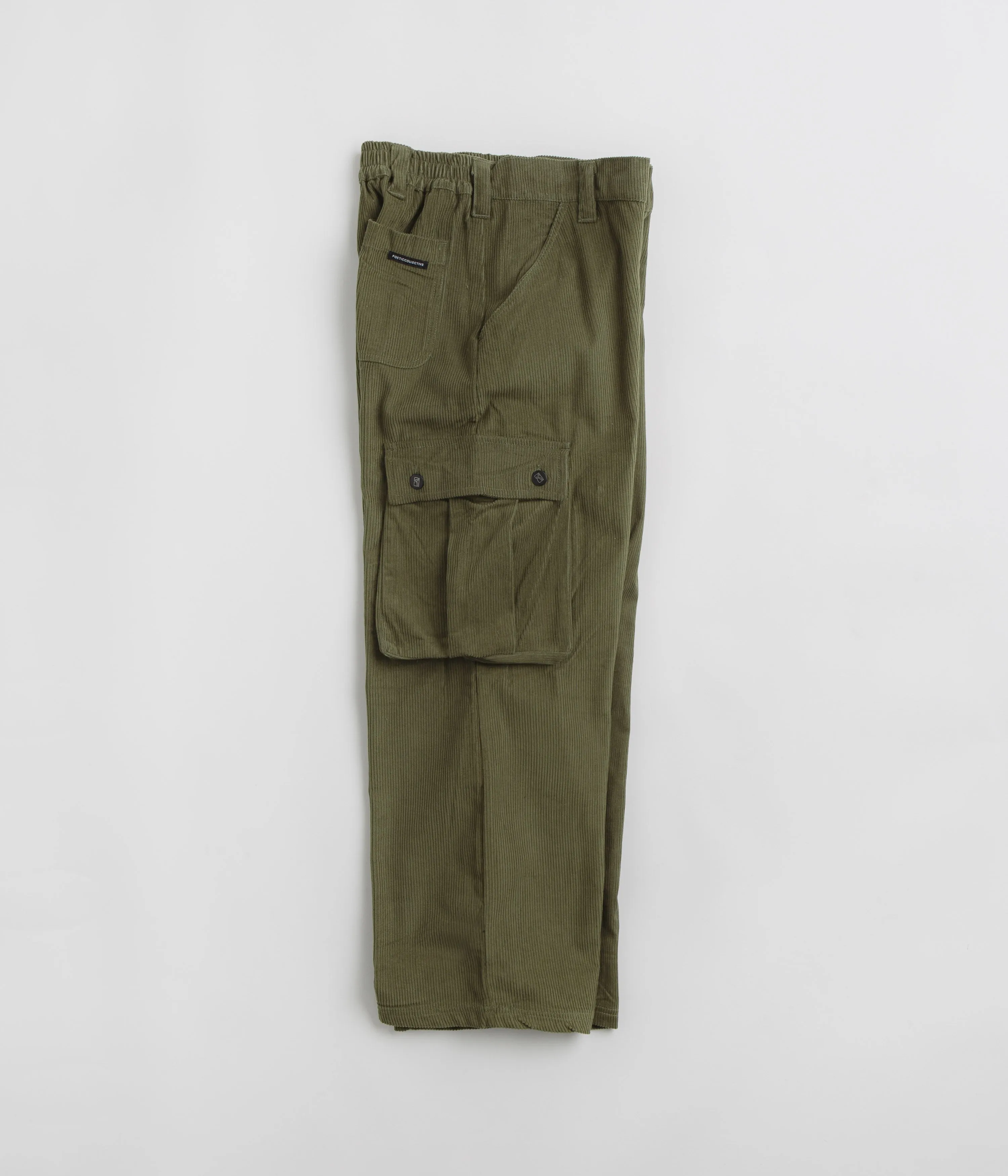 Poetic Collective Poet Corduroy Cargo Pants - Olive Green