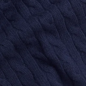 Polo Ralph Lauren - Cable Knit Scarf - Navy