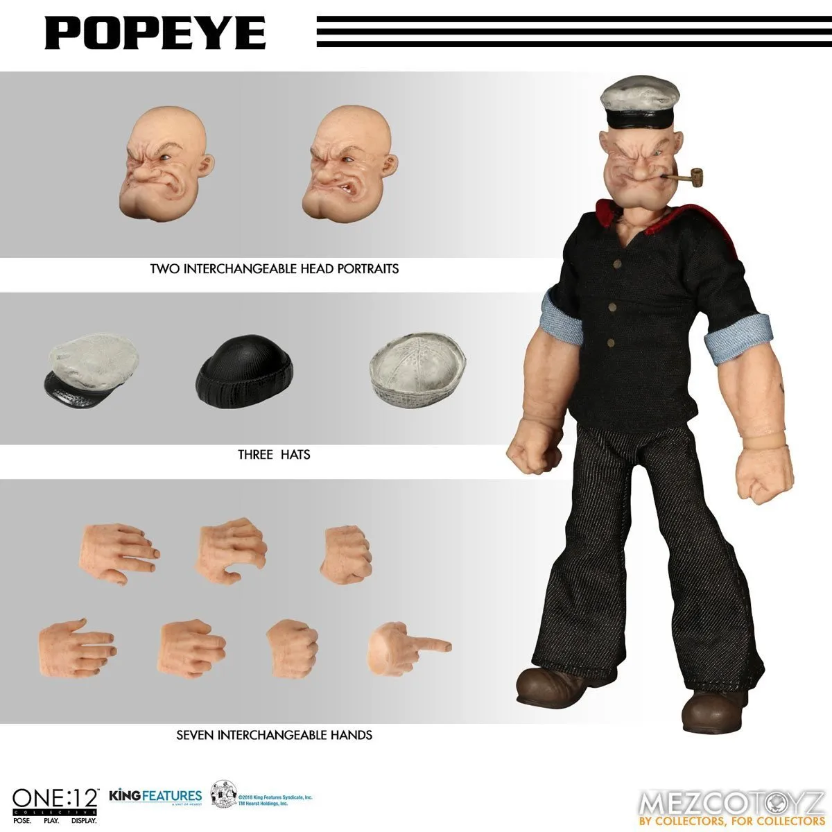 Popeye Mezco One:12 Collective Popeye