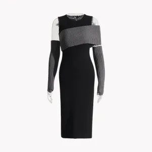 Pre Order:  Off Shoulder Bandage Bodycon Dress