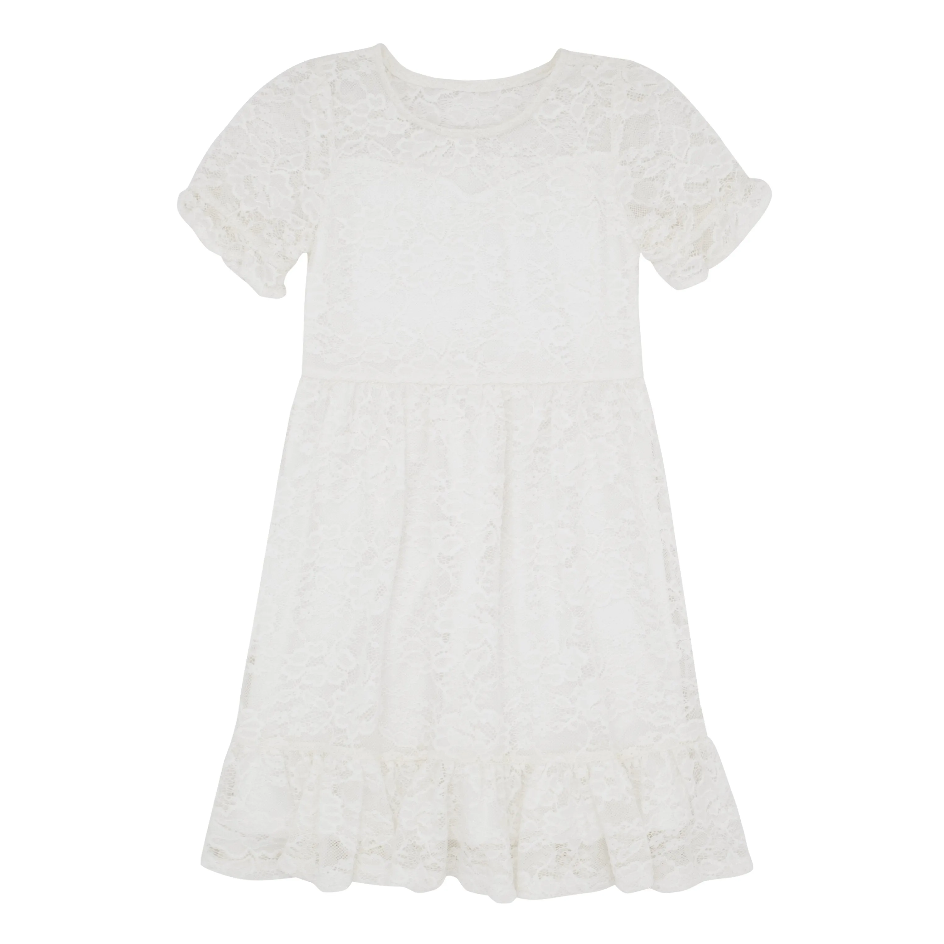 Puff Sleeve Lace Dress