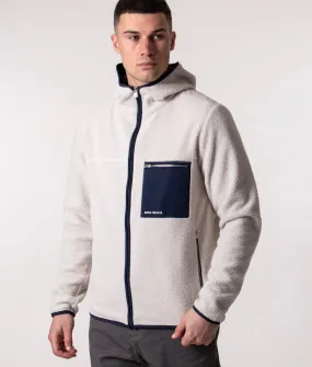 Relaxed Fit Vincent Hooded Fleece Jacket