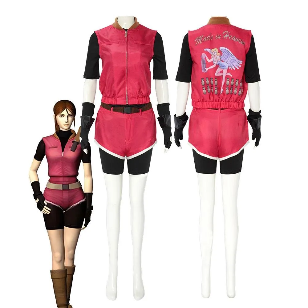 Resident Evil cosplay Claire Redfield Costume Cosplay Halloween