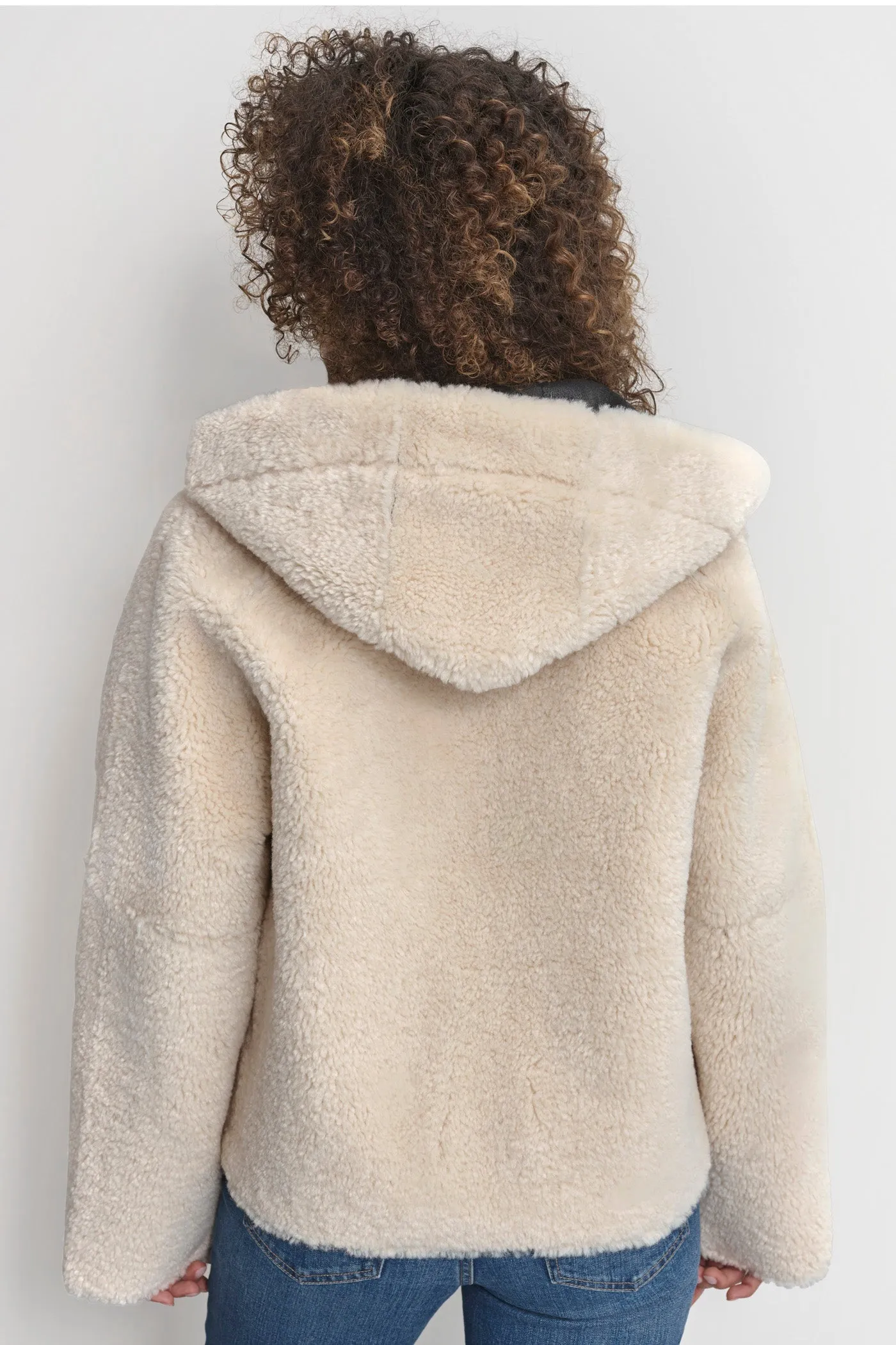 REVERSIBLE FAUX SHEARLING JACKET