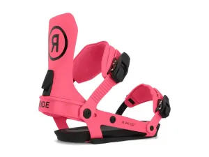 Ride 2024 A-9 Snowboard Bindings - Pink