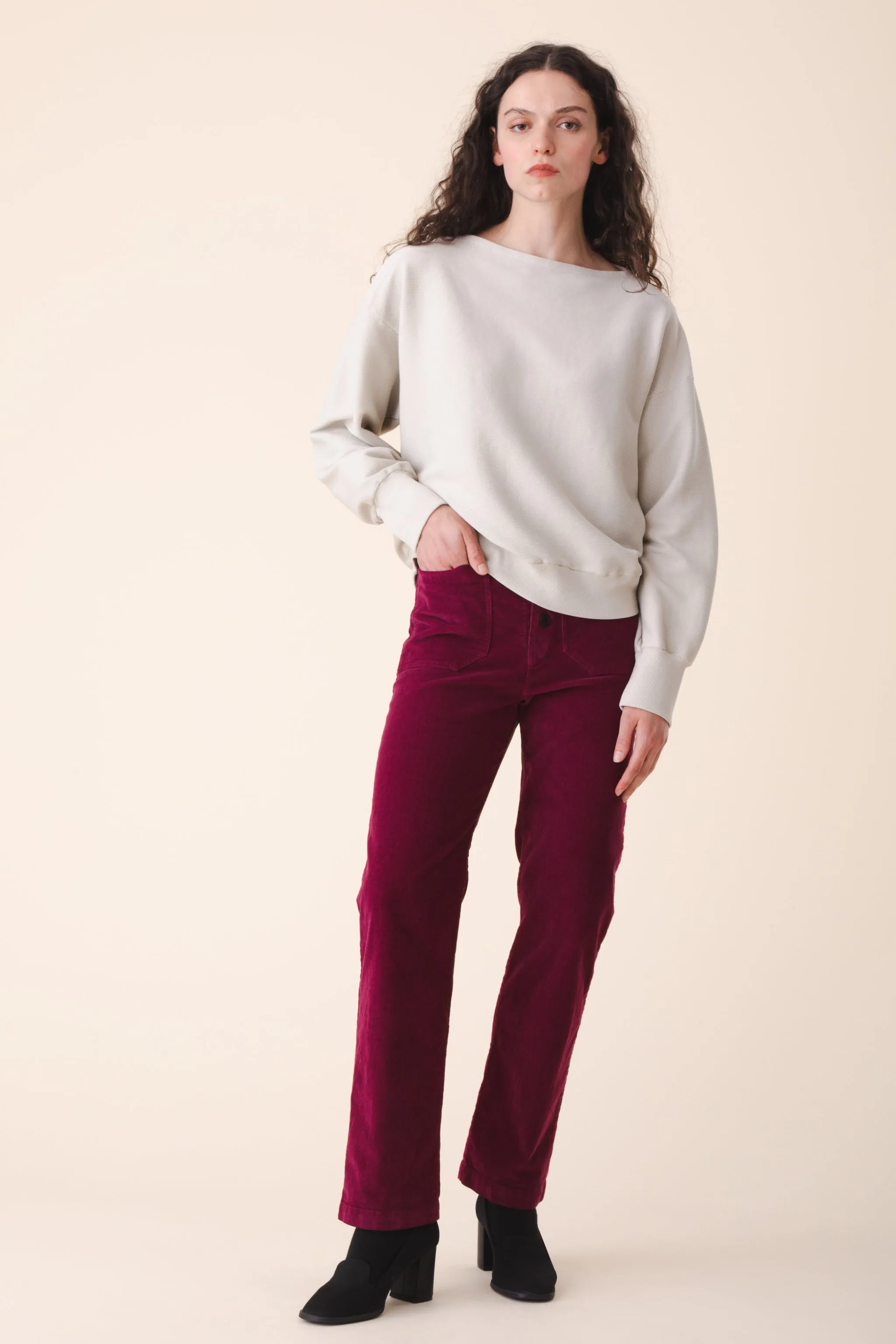 Rikki Pant Corduroy in African Violet