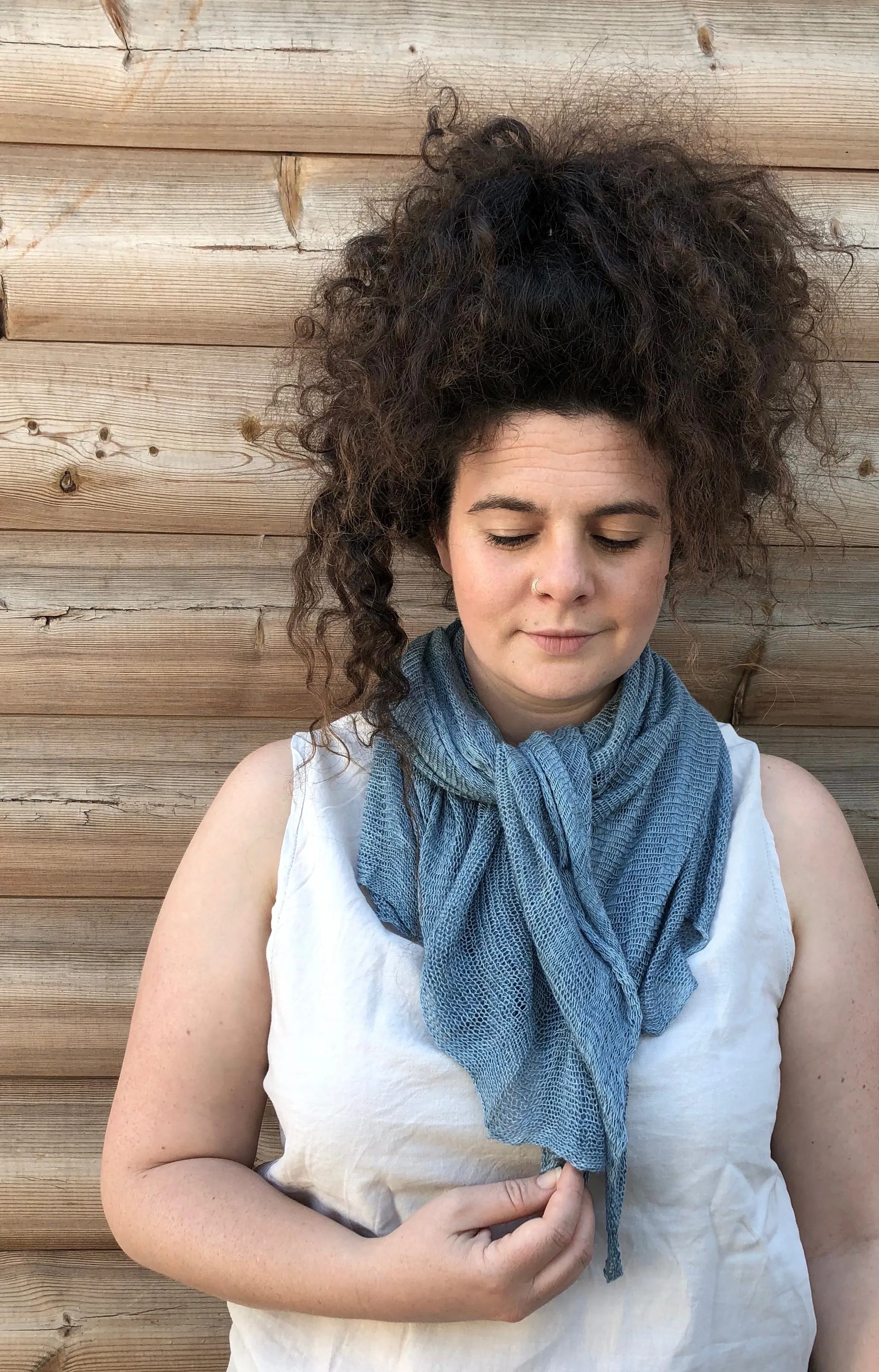 Ripple Bamboo Scarf - Sage