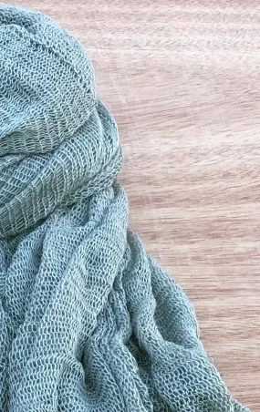 Ripple Bamboo Scarf - Sage