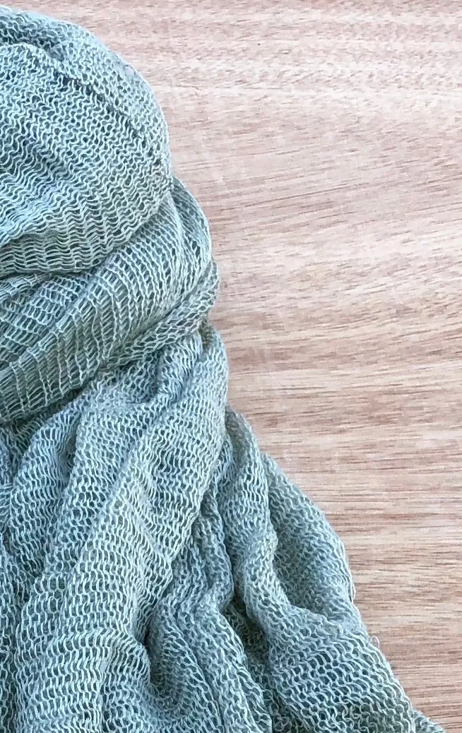 Ripple Bamboo Scarf - Sage