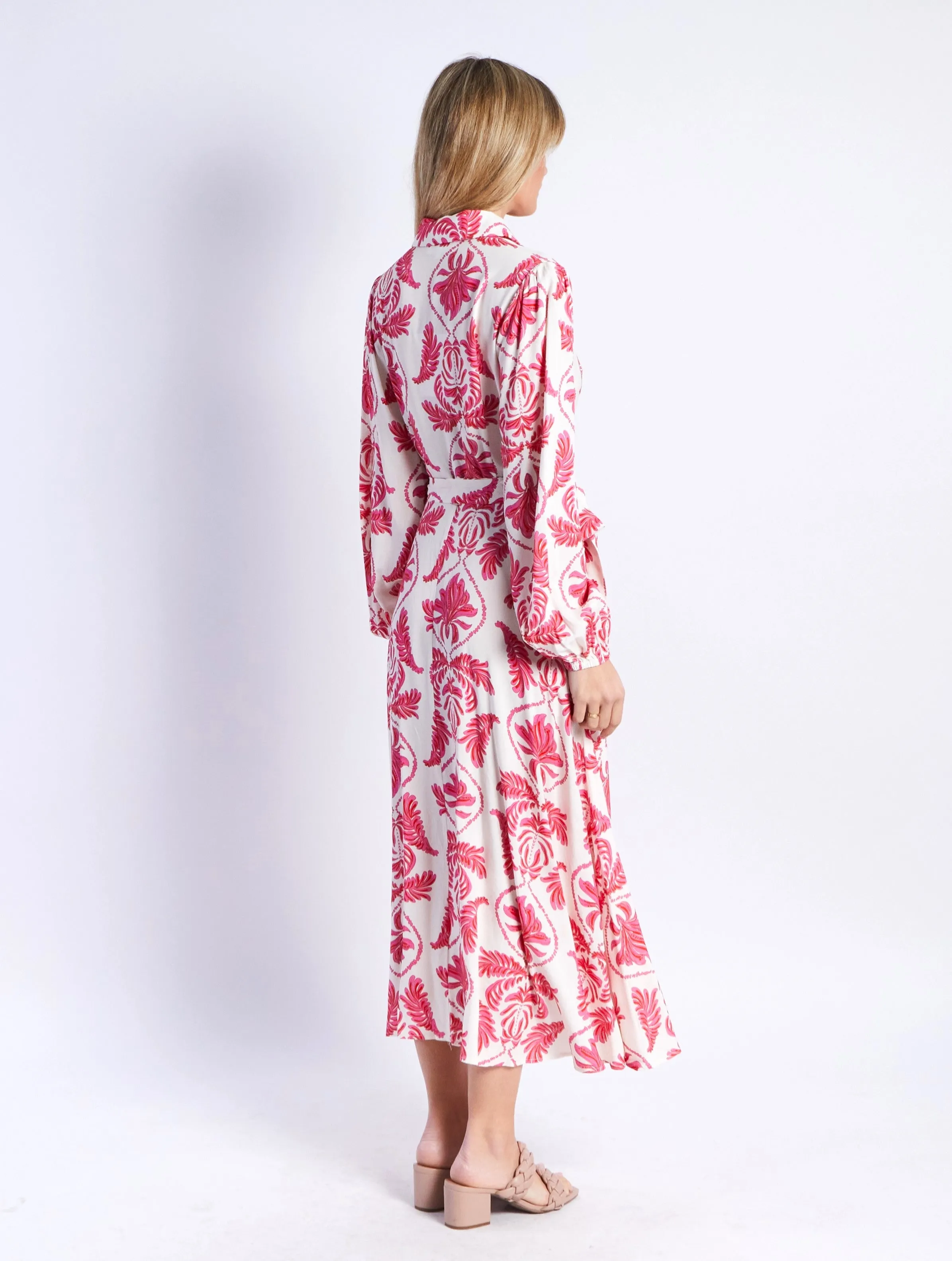 Sana Dress - Pink Print