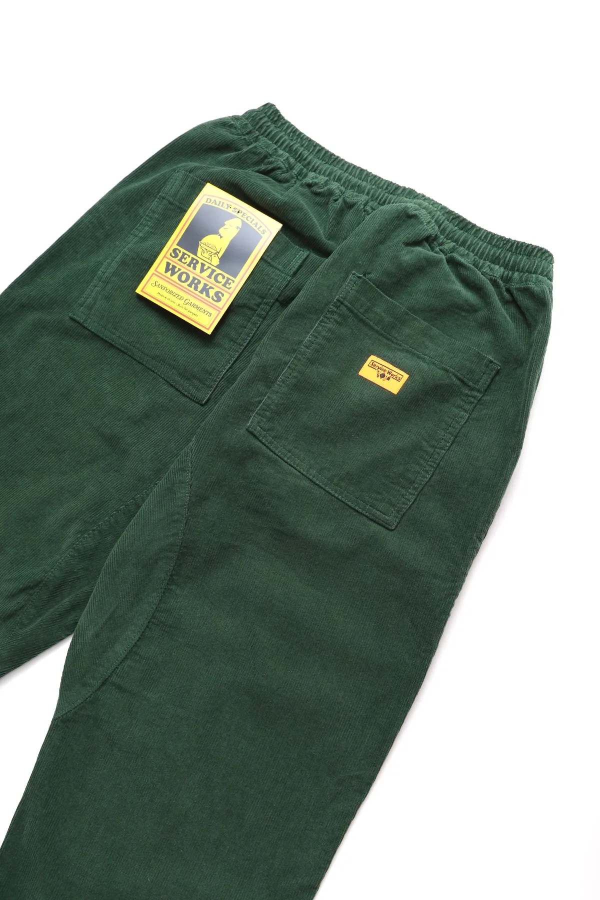 Service Works - Corduroy Chef Pants - Forest