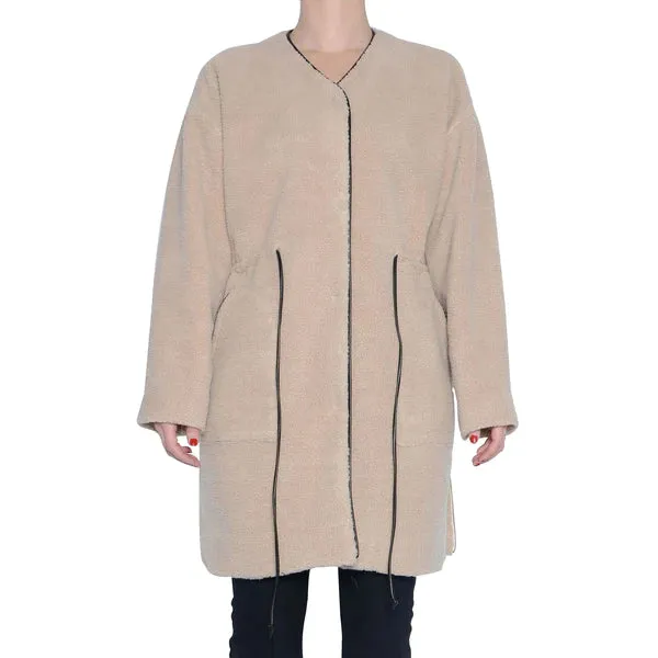 Sirius Shearling Coat - Oatmeal