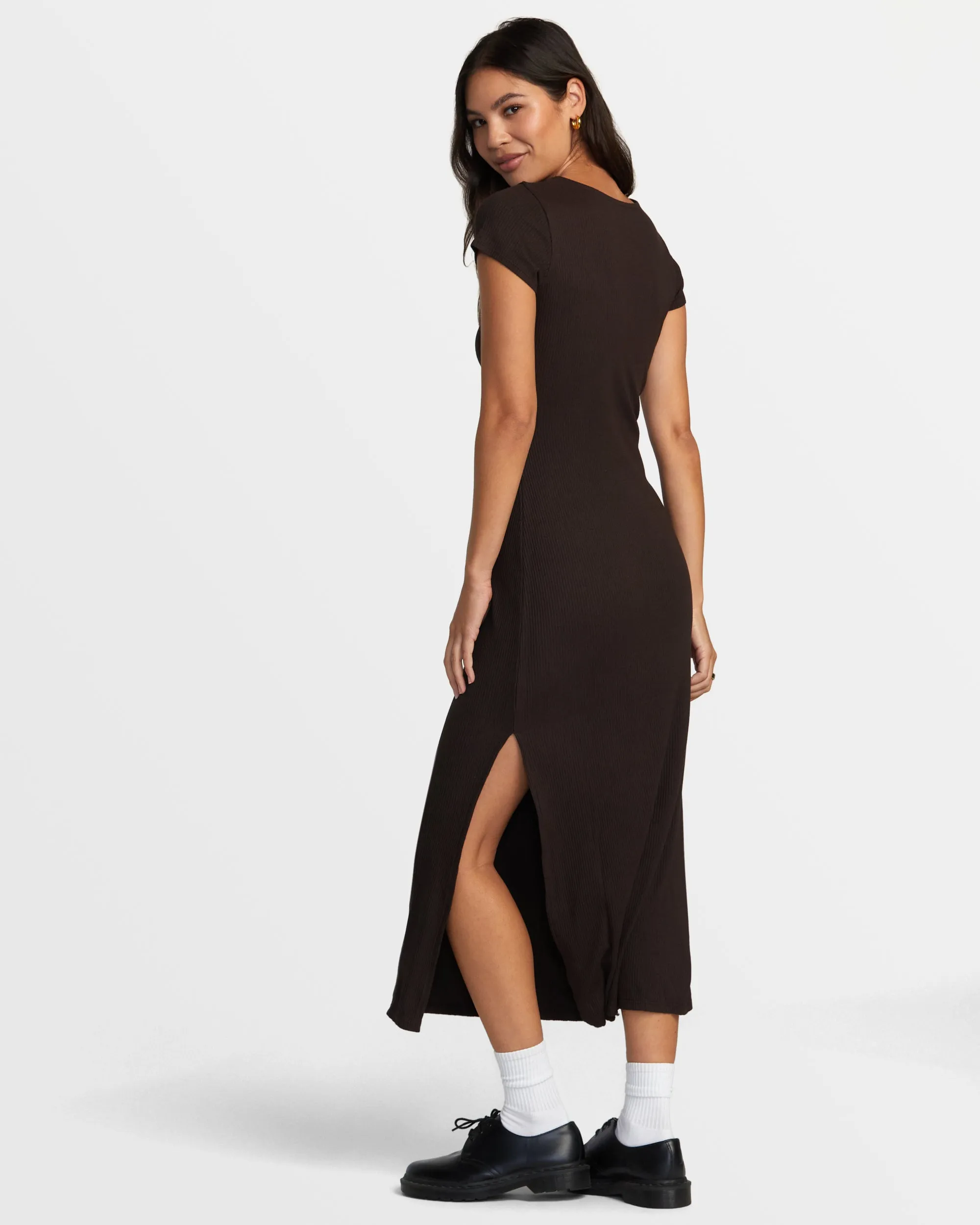 Smitten II Midi Dress - Chocolate Torte