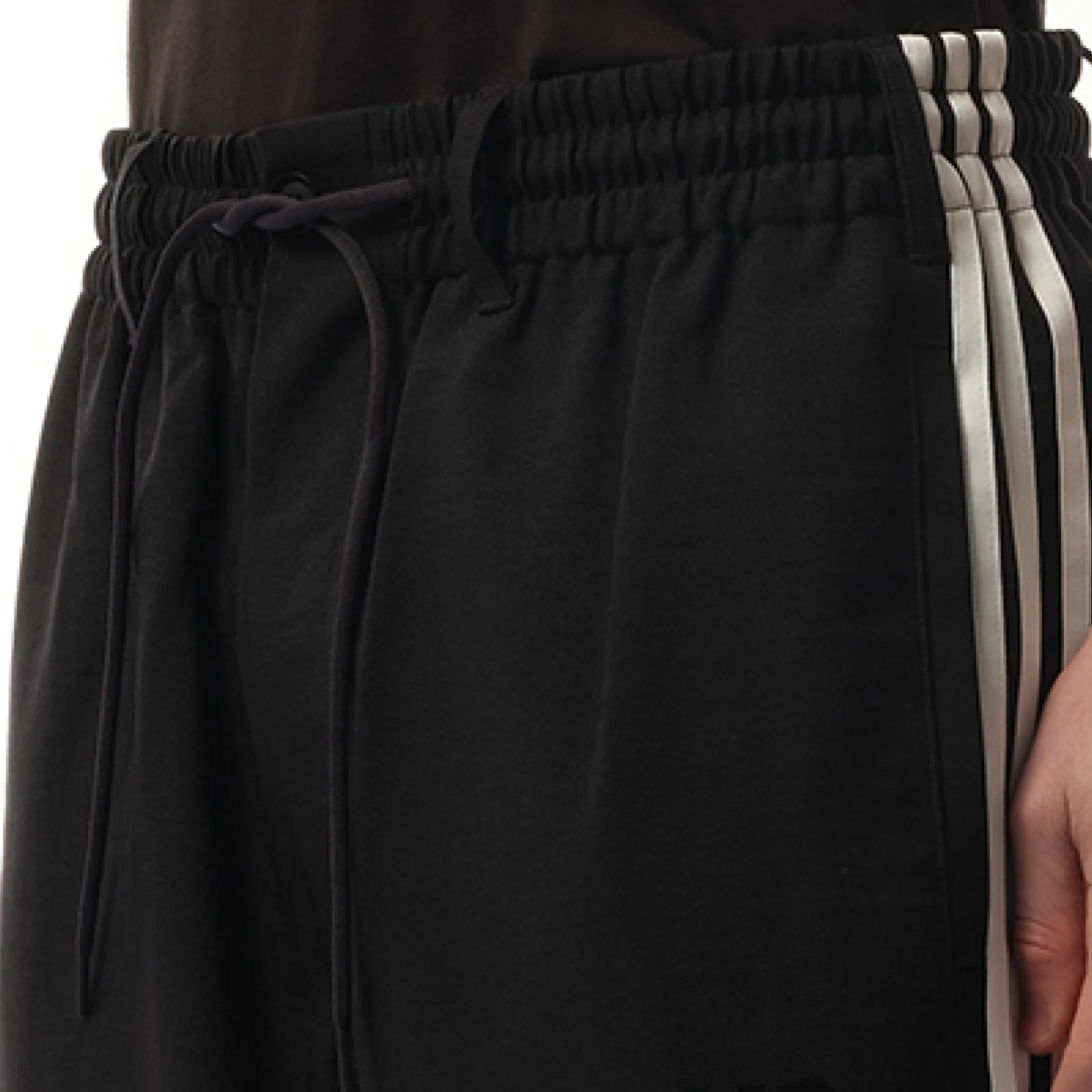 Sports Uniform 3 Stripe Pants in Black