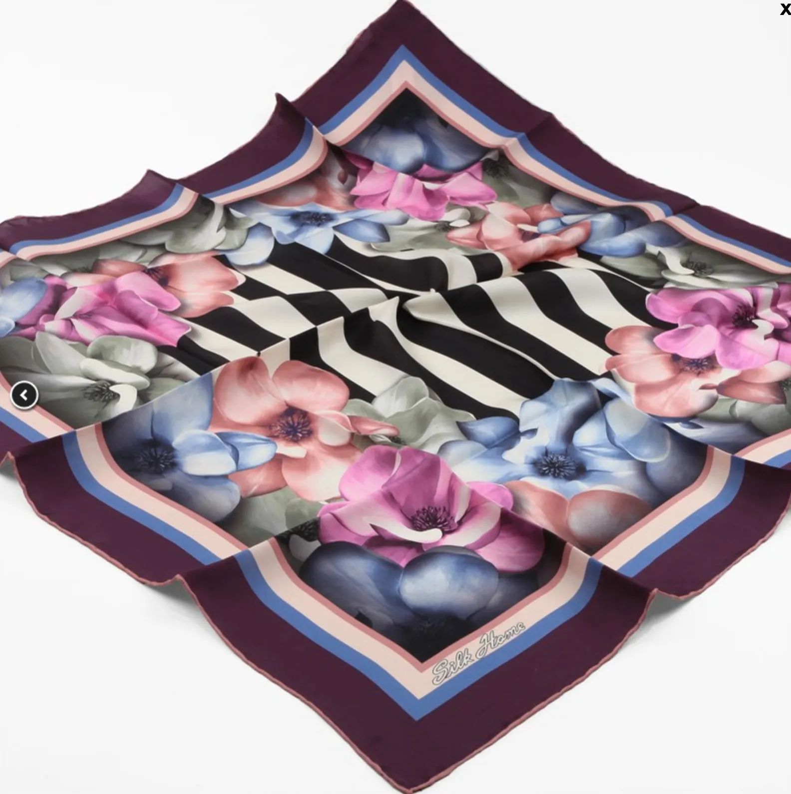 Square Twill-silk Scarf