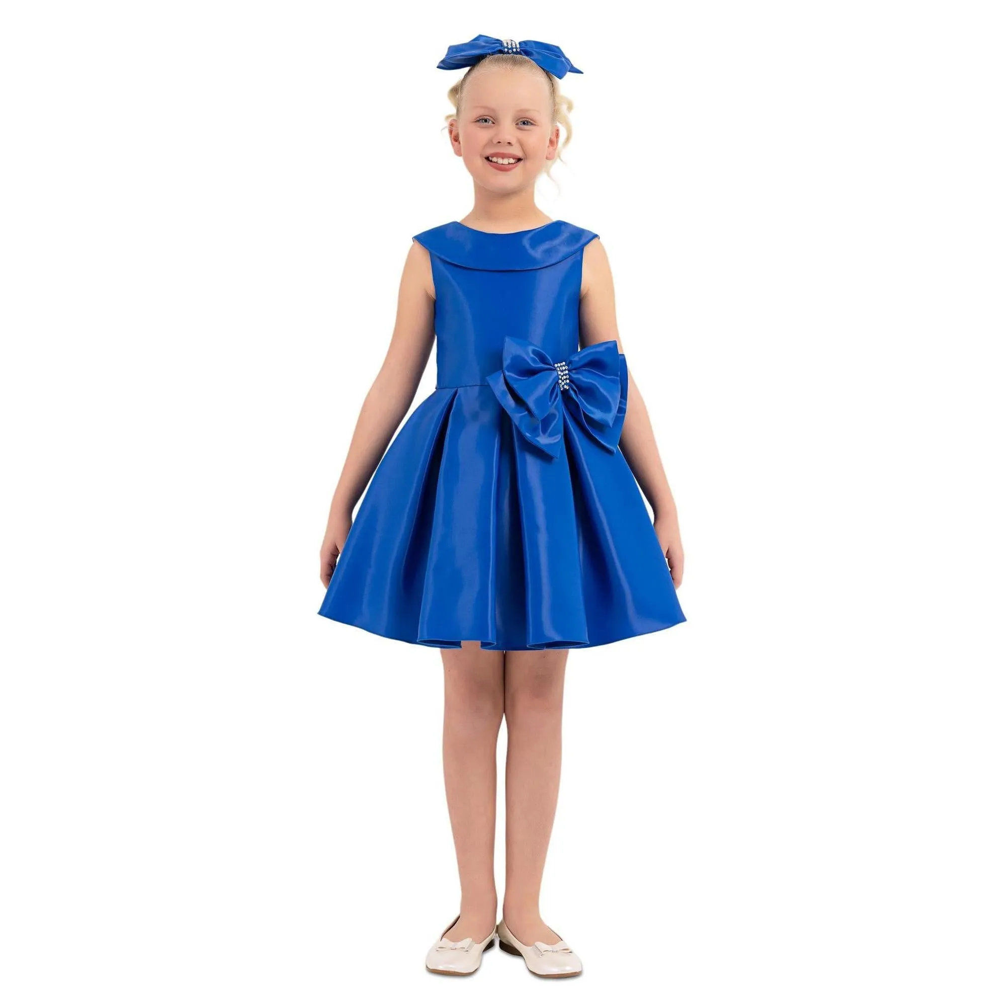 Stellar Satin Girls Formal Dress