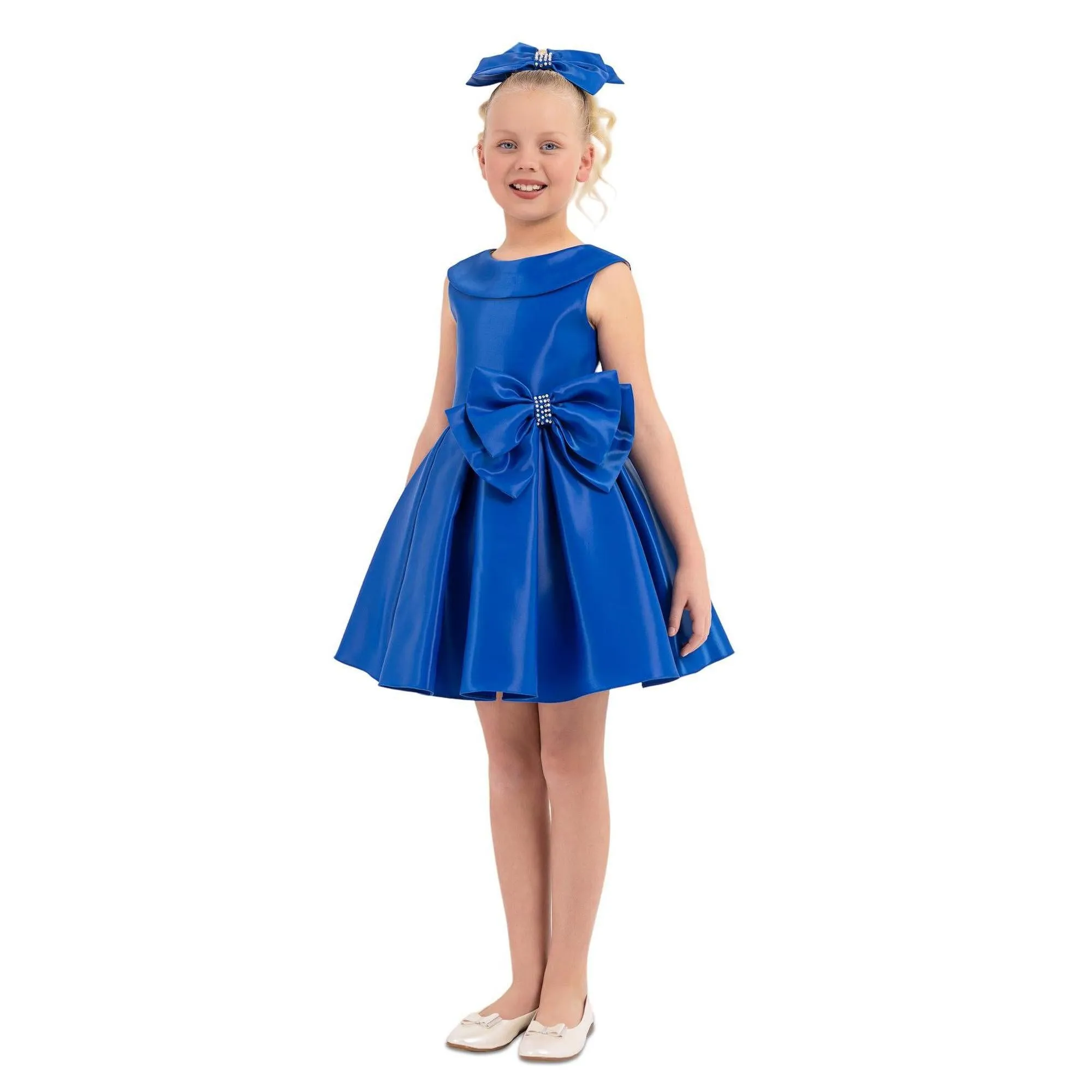 Stellar Satin Girls Formal Dress