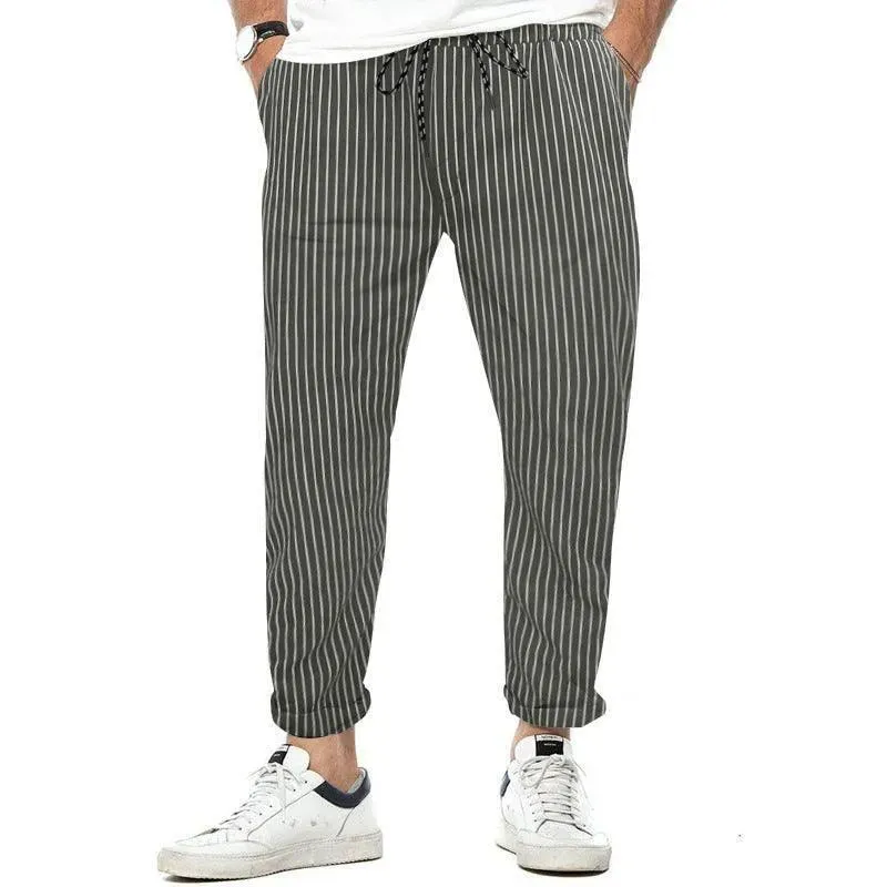 Striped Casual Pants