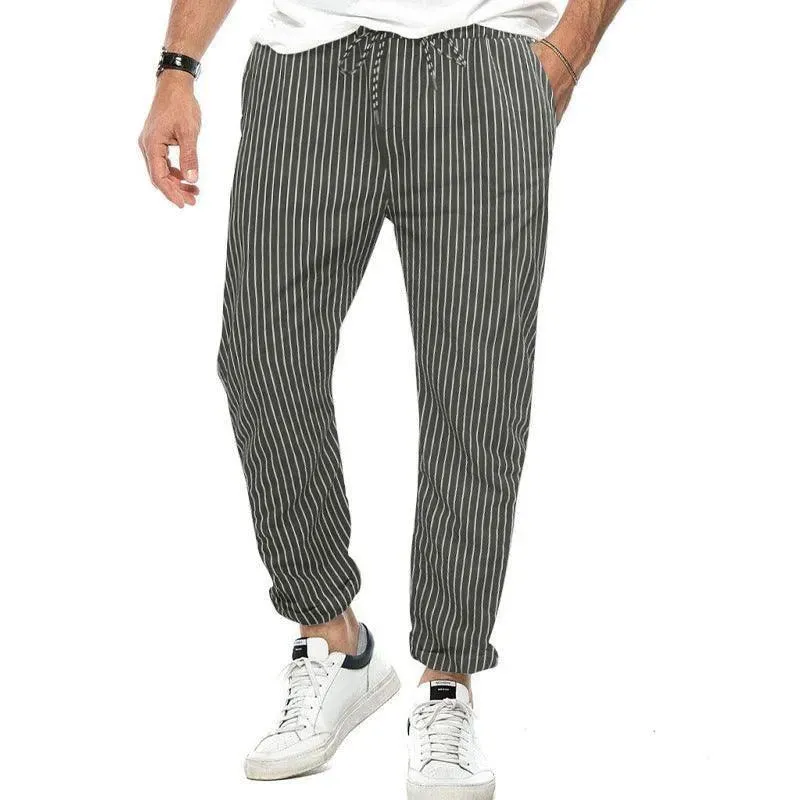 Striped Casual Pants