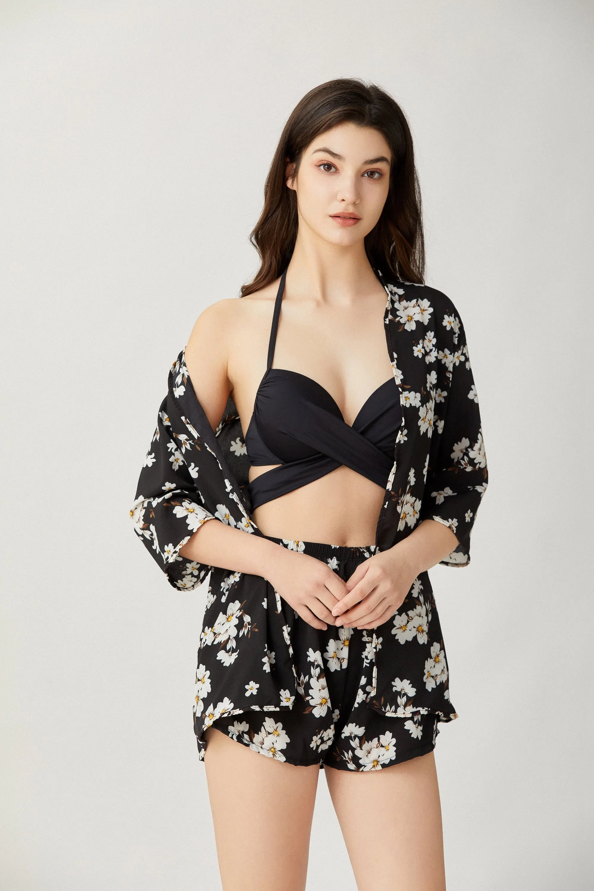 Sylphide | Maude Floral Four-Piece Swimsuit