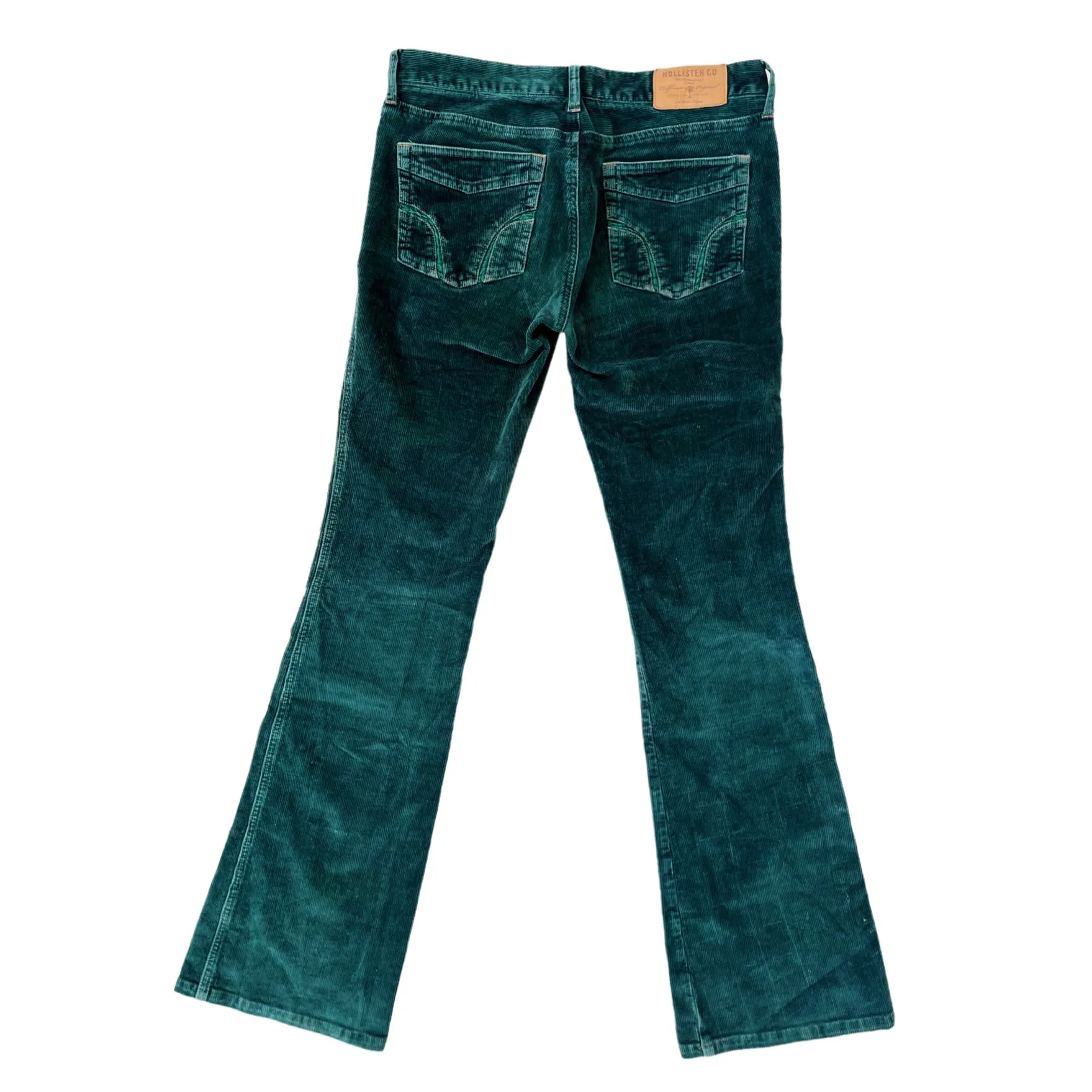 Teal Corduroy Flare Pants