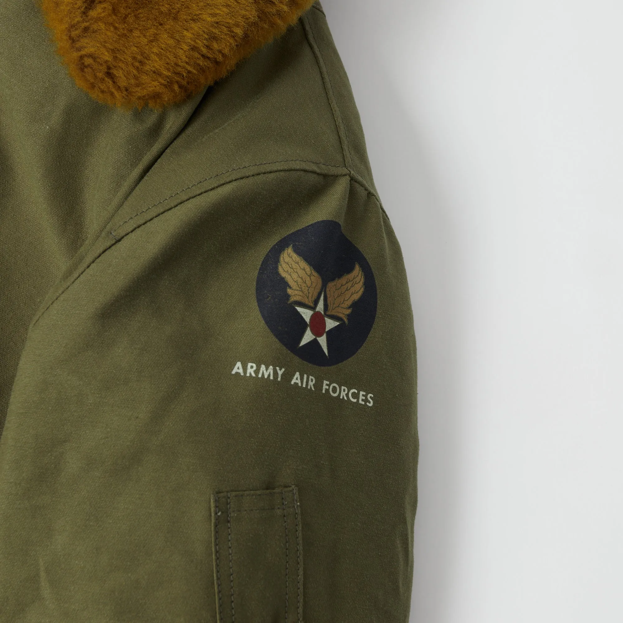 TOYS McCOY 'Type B-15' Flight Jacket - Olive