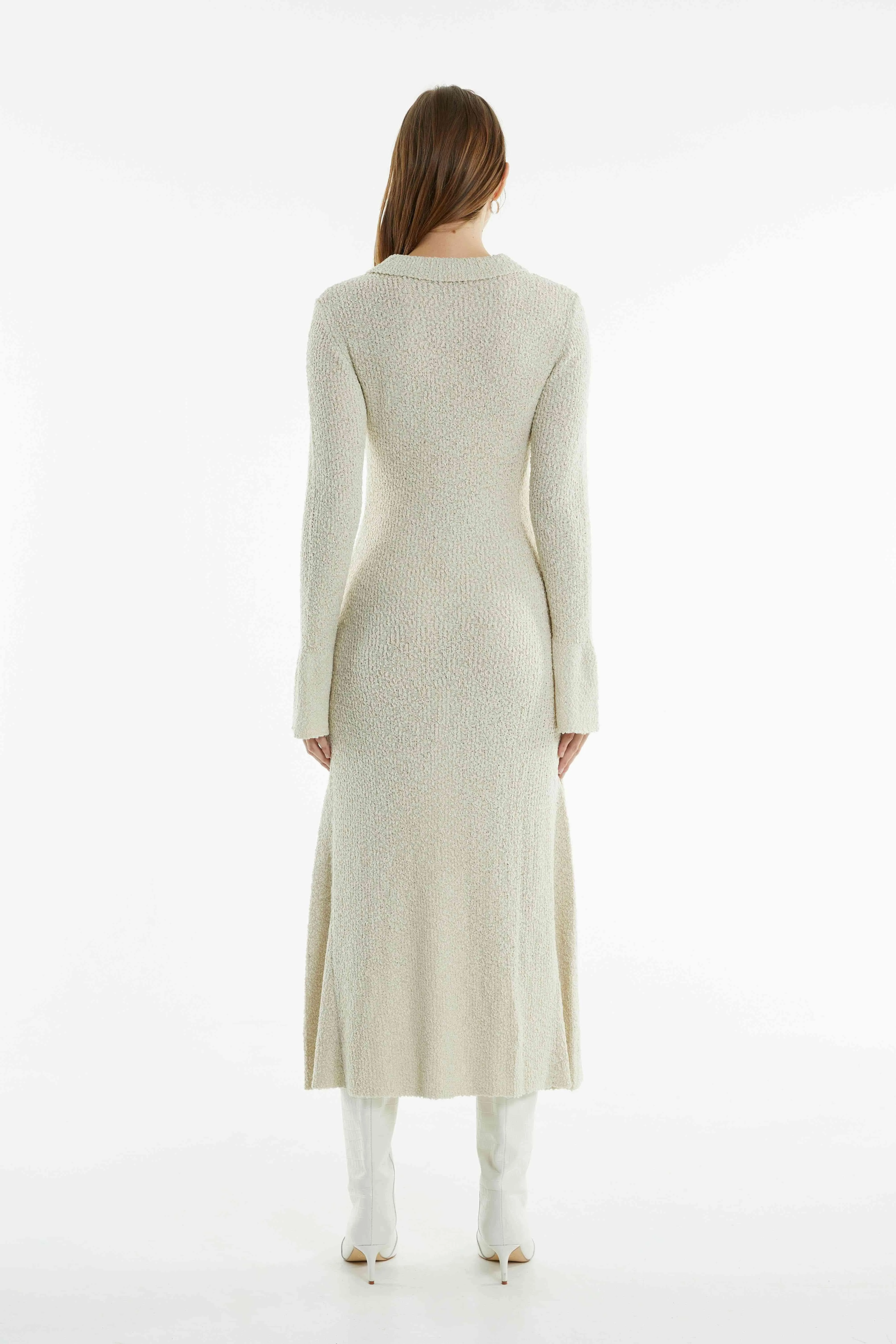 Unbound Knit Shirt Dress