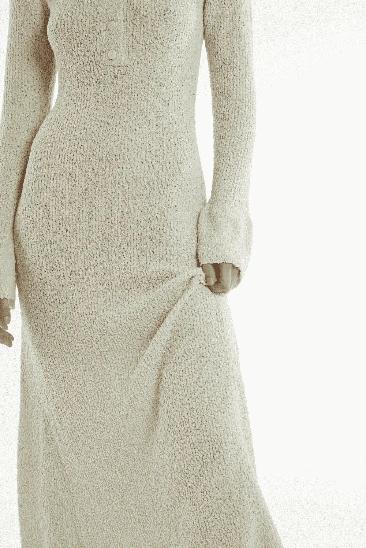 Unbound Knit Shirt Dress