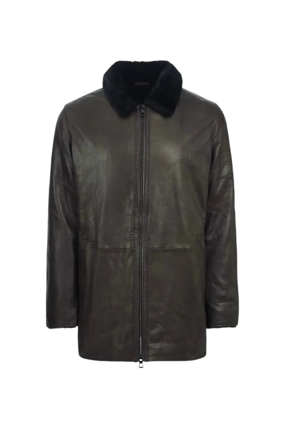 Vincent Sheepskin Leather Coat