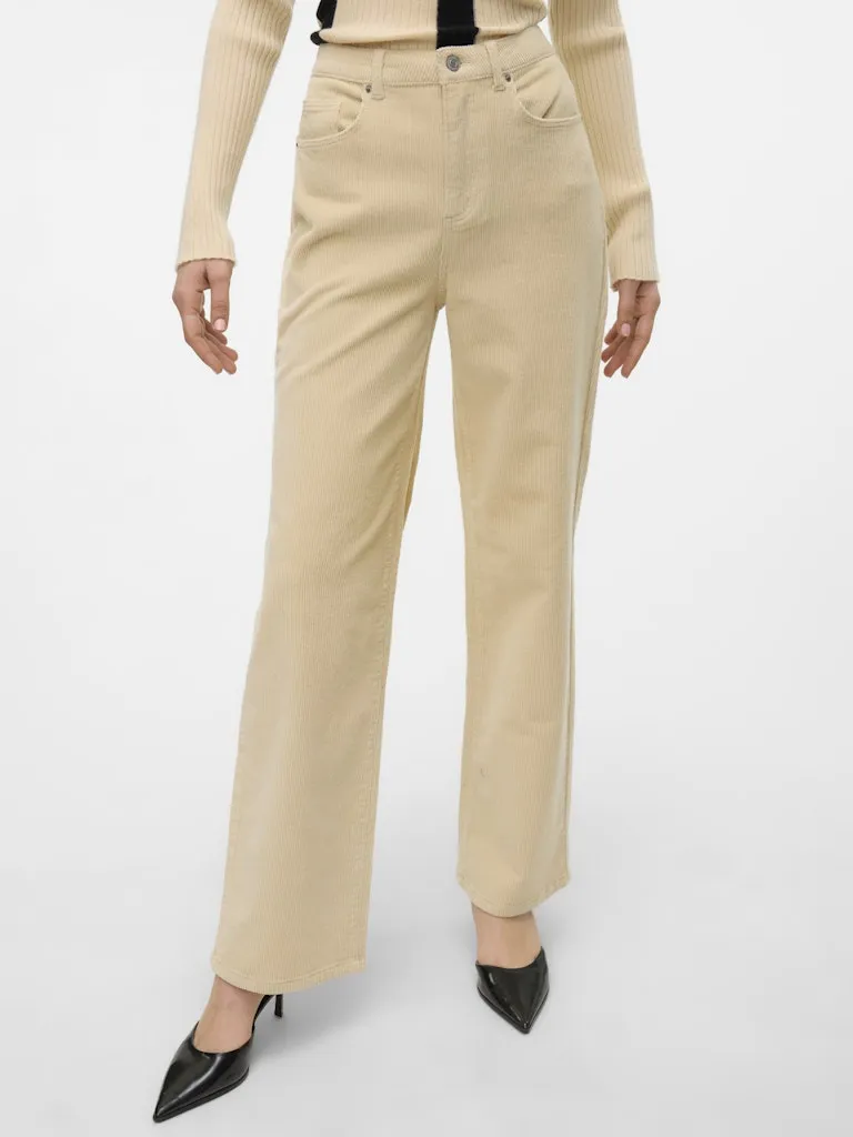 VMTESSA HR WIDE CORDUROY PANTS