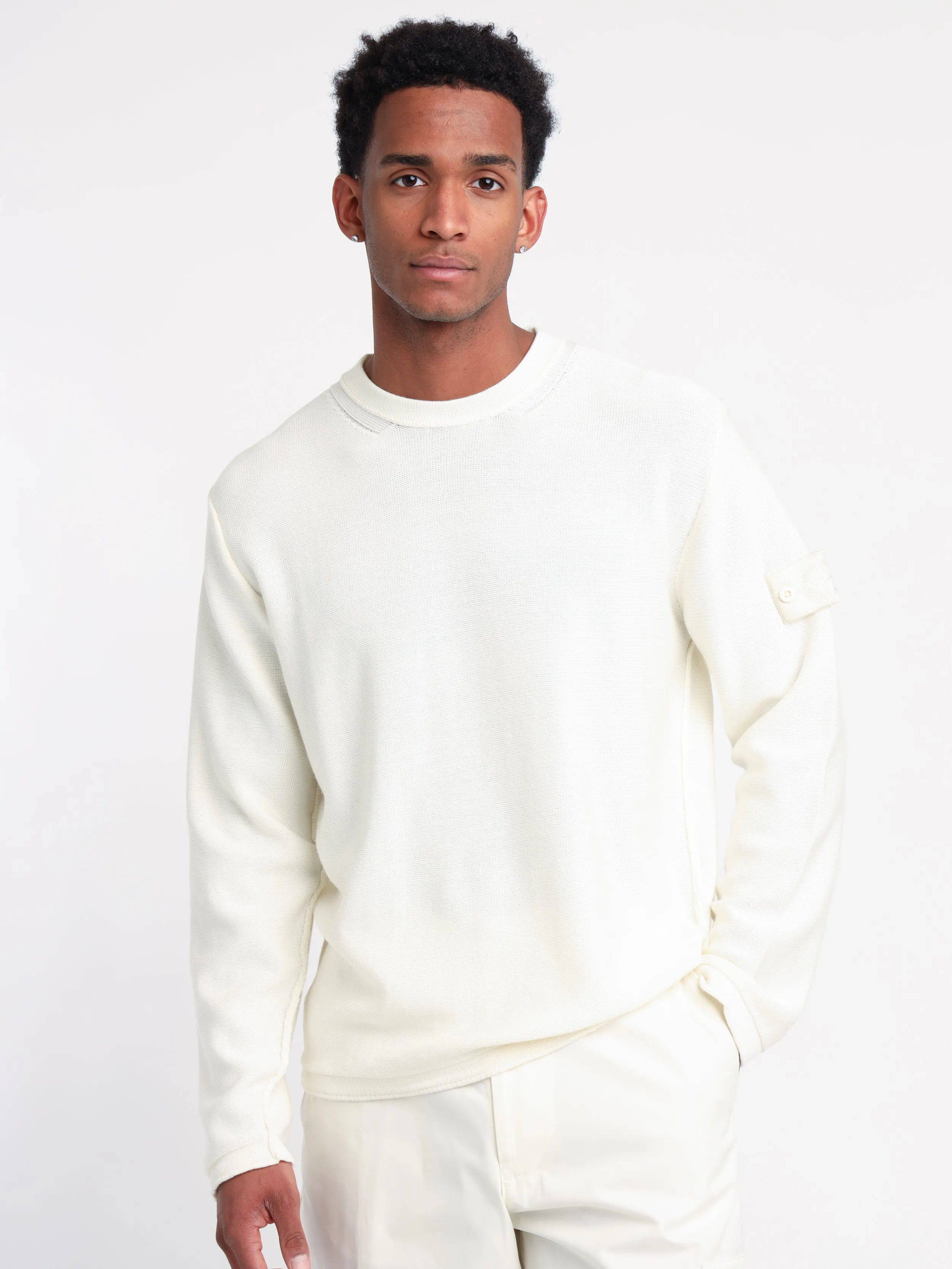 White Crewneck Knit