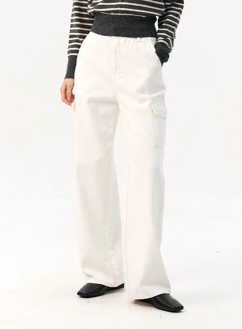 Wide Fit Cargo Pants IO320