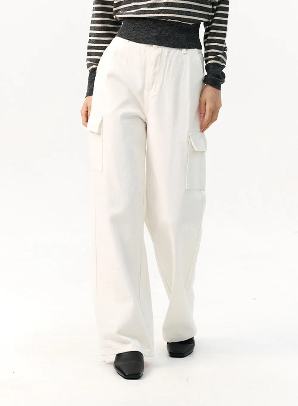 Wide Fit Cargo Pants IO320