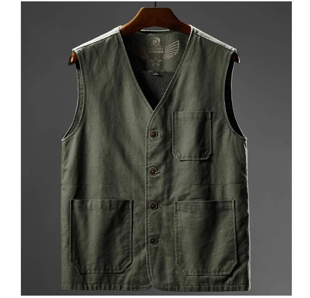 Wjczt Men  Winter Outfits  Summer Men's Vests Casual Man Cotton Breathable Mesh Vest Sleeveless Jackets Man Outwdoor Fishing Waistcoats Clothing 8XL