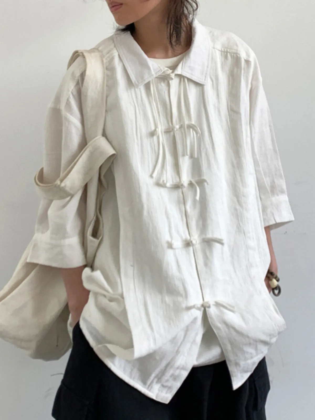 WLS Retro Short-Sleeve Loose Shirt