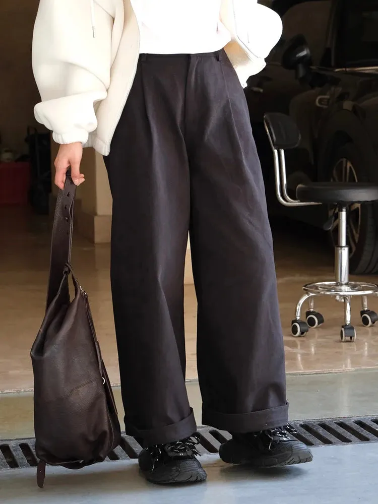 Women's Modern High Waist Wide Leg Pants