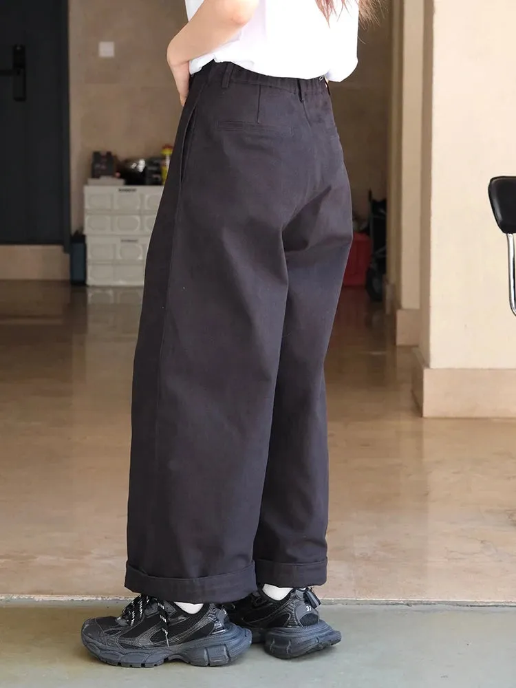 Women's Modern High Waist Wide Leg Pants