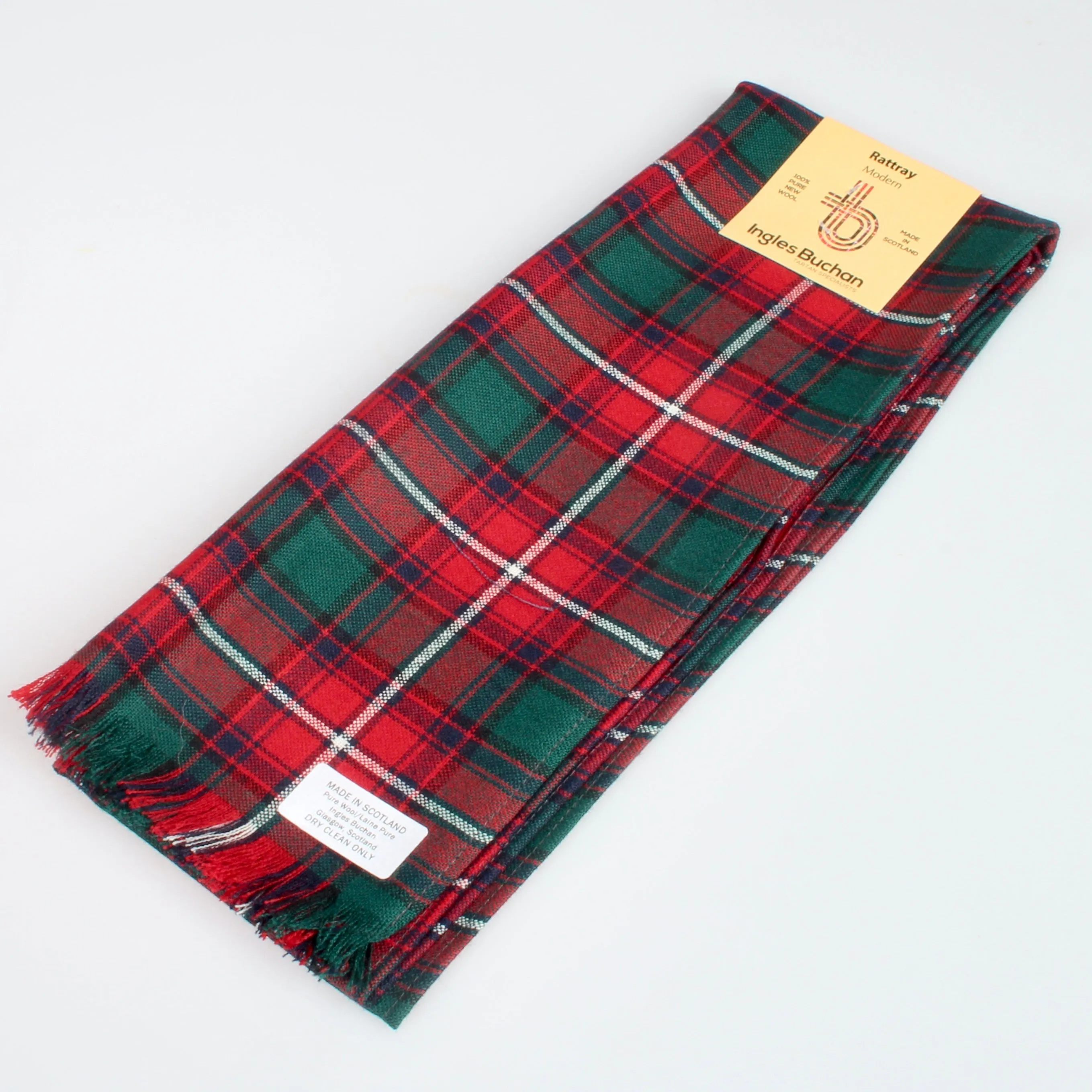 Wool Scarf in Rattray Modern Tartan