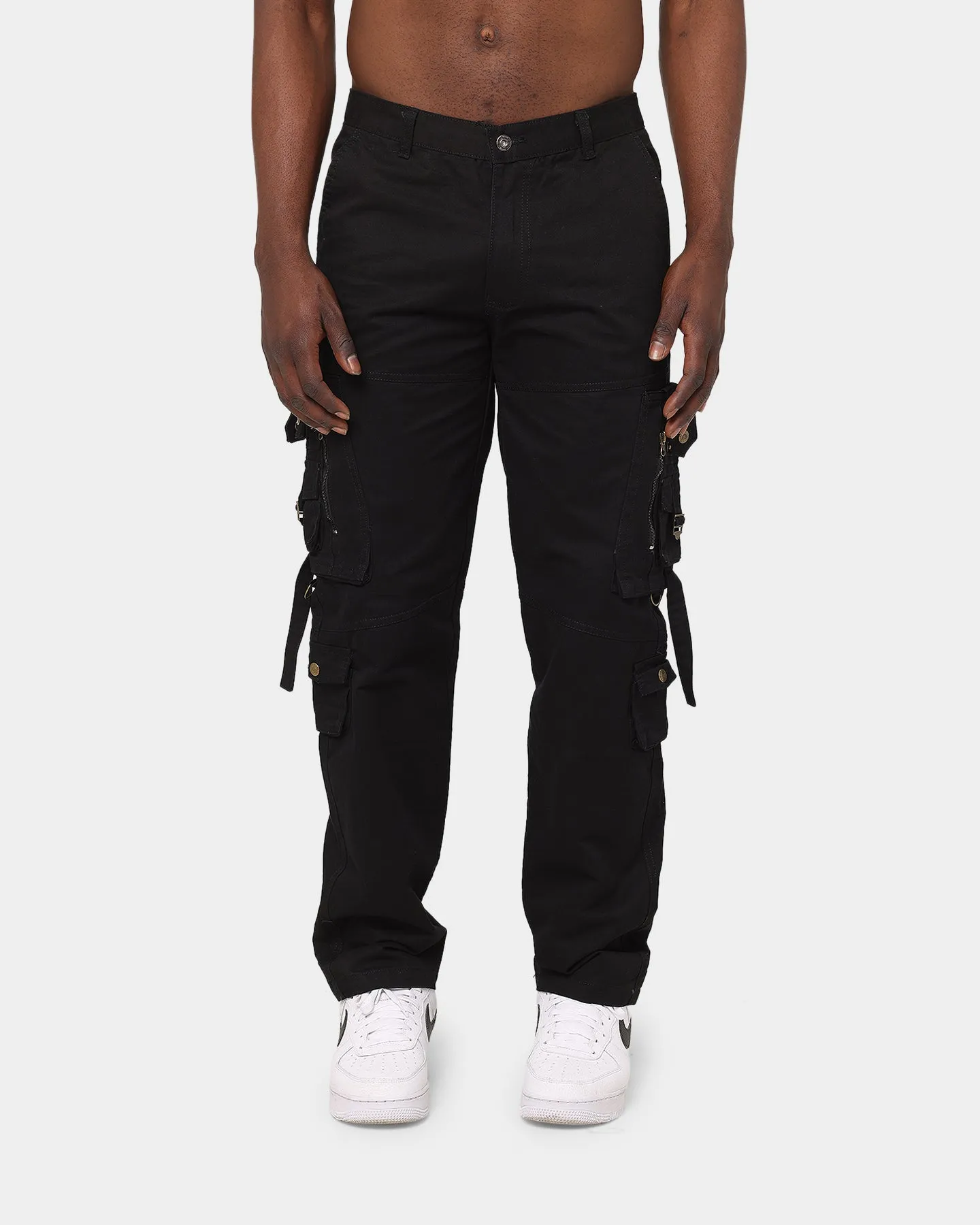 XXIII Clovis Strapped Cargo Pants Black