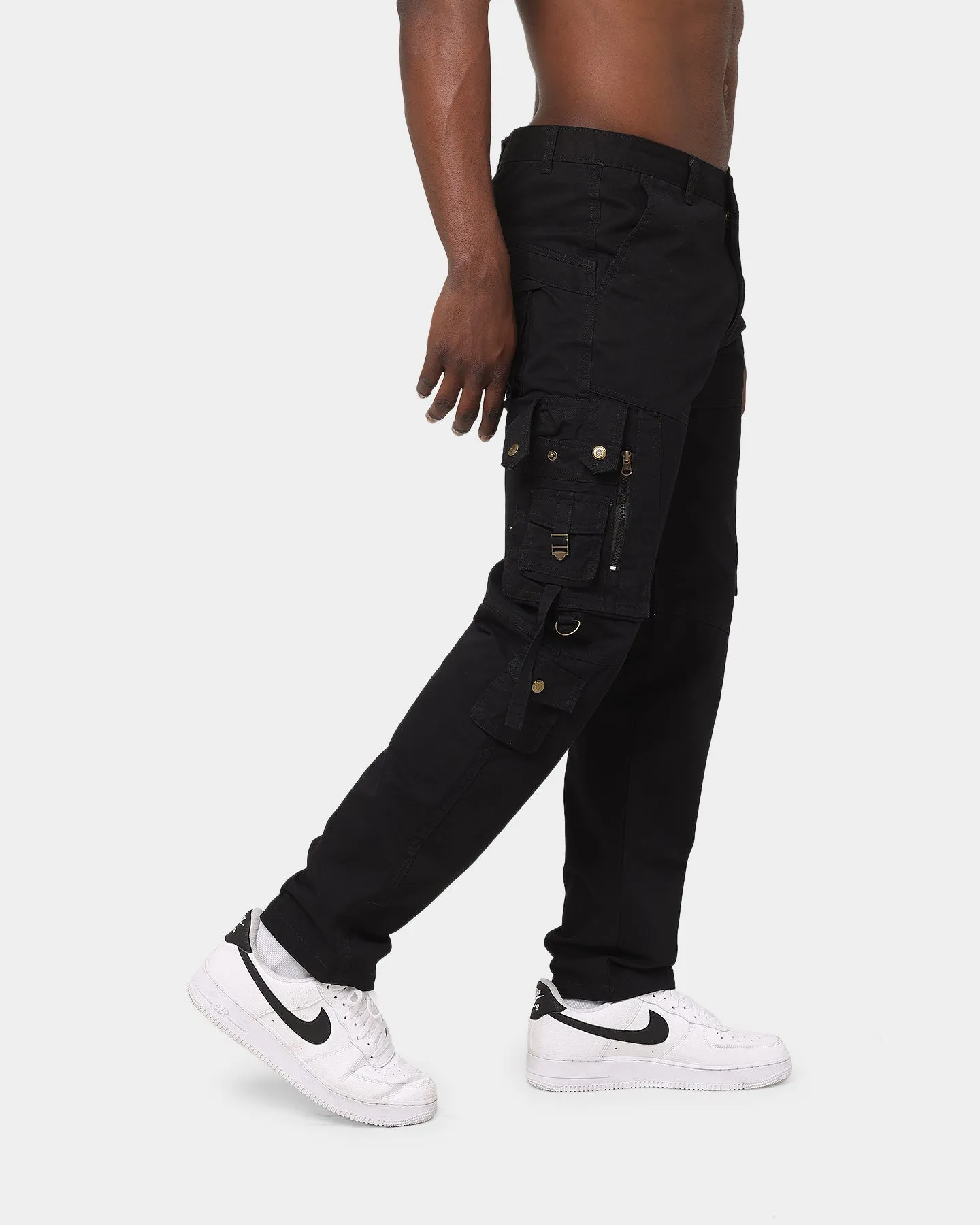 XXIII Clovis Strapped Cargo Pants Black