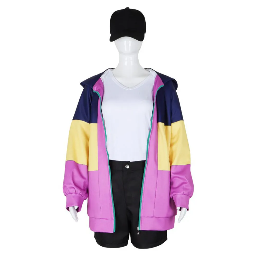 Ya Boy Kongming Tsukimi Eiko Casual Jacket Halloween Cosplay Costume