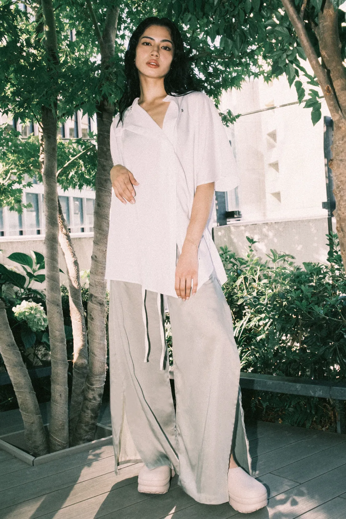 ZIGGY PANTS / Lyocell TENCEL Satin